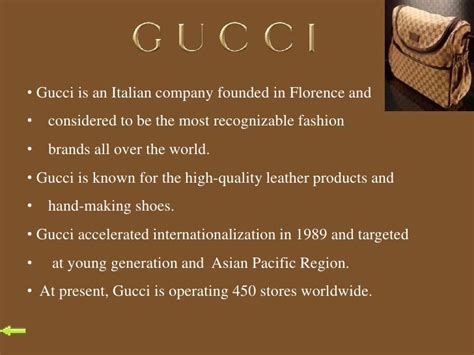 gucci missione|gucci int history.